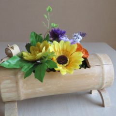 ジェムストーン_竹の花鉢1