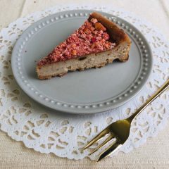 もぐらの家_ストロベリーチーズケーキ（アップ）