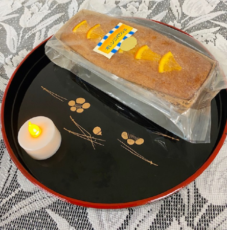 オレンジパウンドケーキ